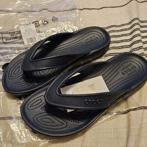 CROCS Navy Blue Classic II Flip